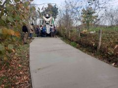 Kandilli Belediyesi bin 500 metreküp beton yol çalışması yaptı